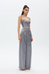 ASH STONE EMBROIDERED CROP TOP